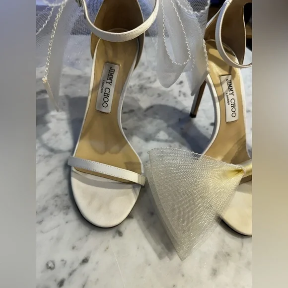 JIMMY CHOO Aveline 1000 Latte 38.5 - Picture 3 of 16